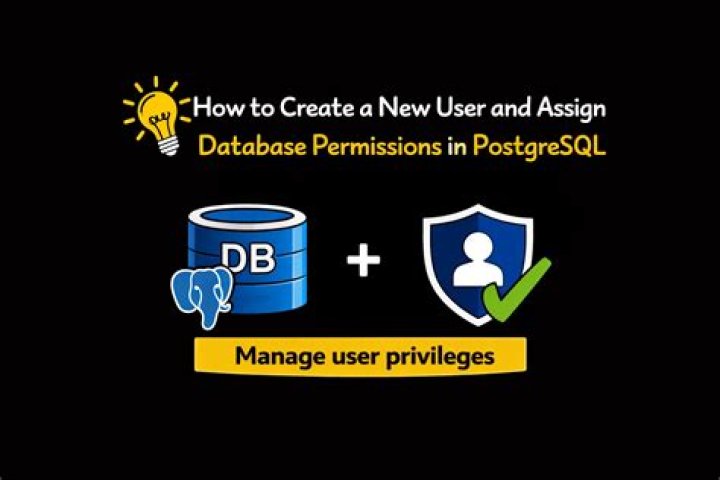 User permissions for creating PostgreSQL DB