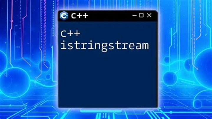 Using istringstream in C++
