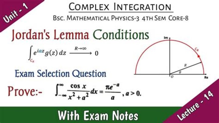 using Jordan's Lemma