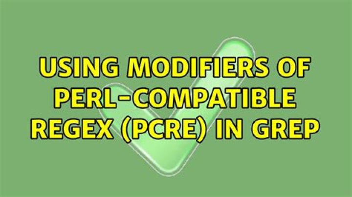 Using Modifiers of Perl-compatible Regex (PCRE) in grep