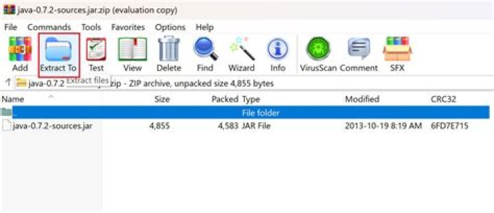 Using Terminal to open a file within a jar file?