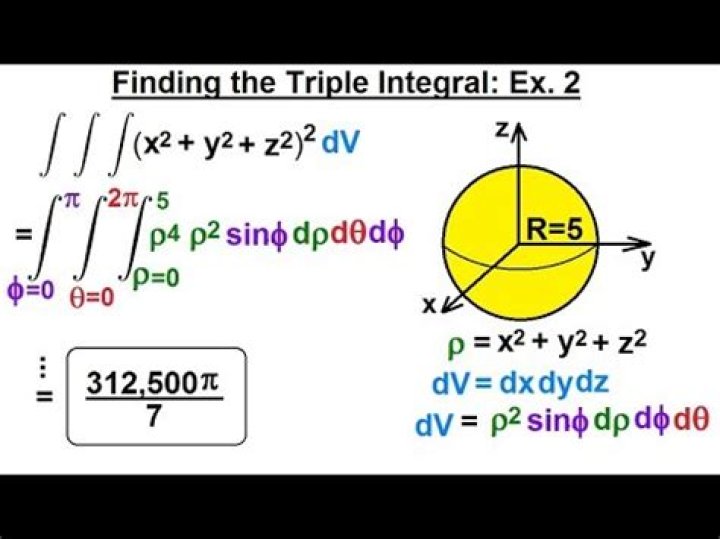 Using triple integrals to find mass of solid bounded by a sphere with radius 5 in the 1st octant with density function $p(x,y,z)=z$