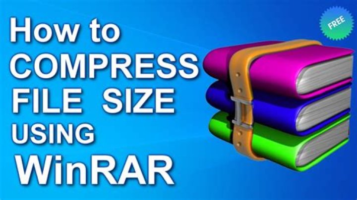 Using WinRAR to compress a folder stucture