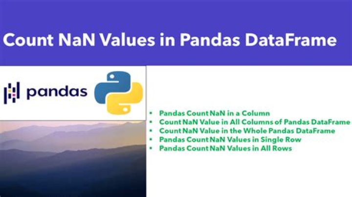 value_counts() to count NaNs in a dataframe