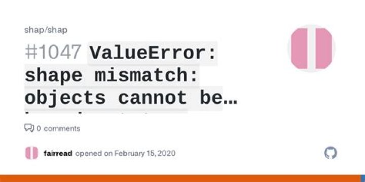 ValueError: shape mismatch: objects cannot be broadcast to a single shape