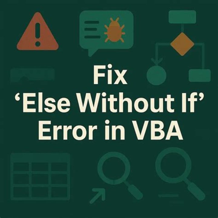 VBA: Else without If Error