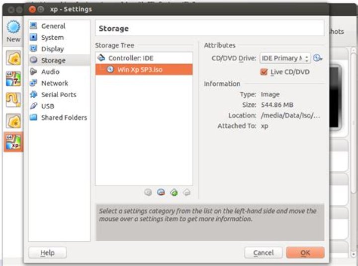 VBOX on ubuntu Could not read from Boot Medium! System Halted Error
