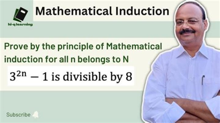 Via **inductive proof** show that $3^{2n}-1$ is divisible by 8 for all natural numbers n