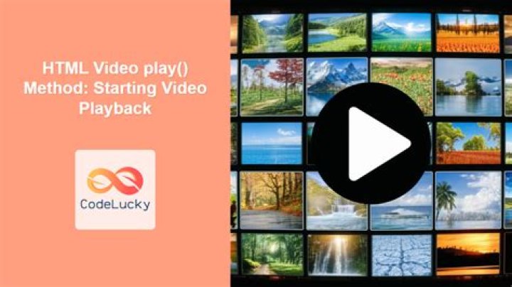 Video embedded into HTML doesn't play