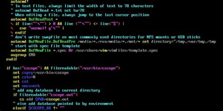 vimrc file comments - double-quotes vs two double-quotes
