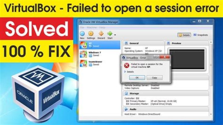 VirtualBox error 