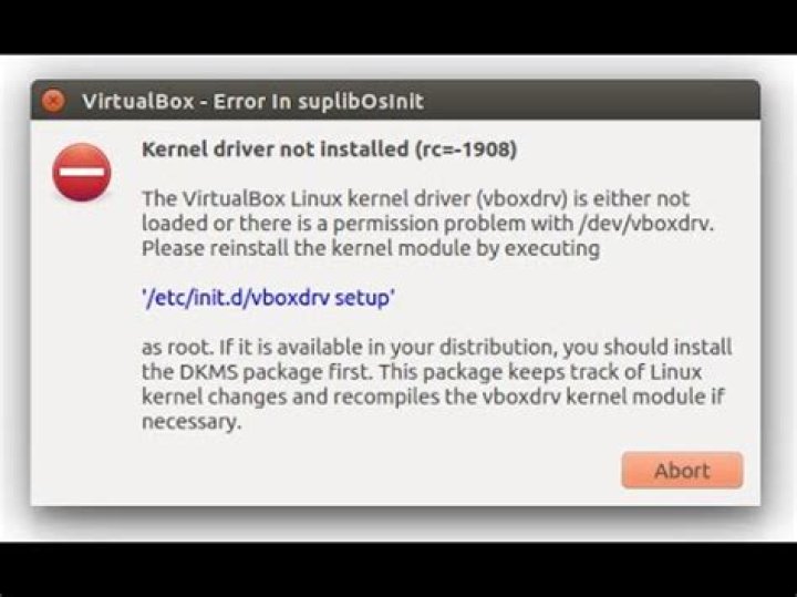 VirtualBox error: Kernel driver not installed (rc=-1908) (running ubuntu 20.04 on a chromebook through crouton)