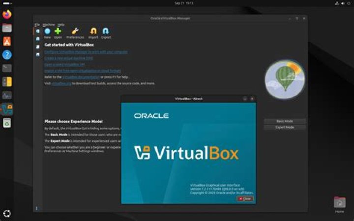VirtualBox on Ubuntu 19.10 shows no VM-icon in dock