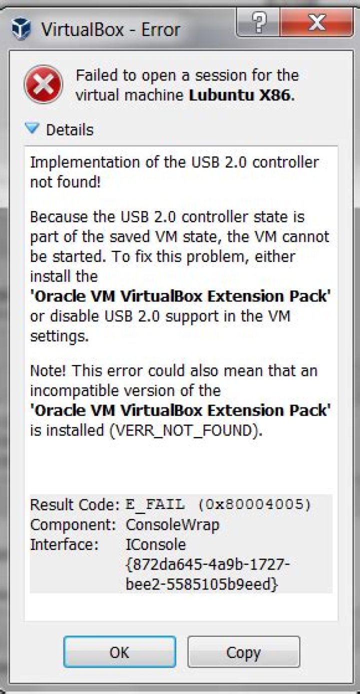 VirtualBox VERR_ACCESS_DENIED on Lubuntu 20.04