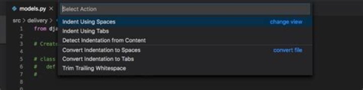 Visual Studio Code - Convert spaces to tabs