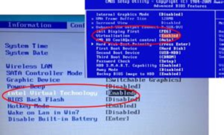 VMX (outside TXT) : disabled by bios