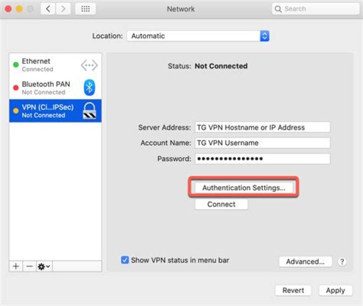 vpn configuration