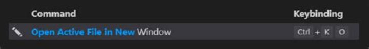 VS Code drag tab to new window