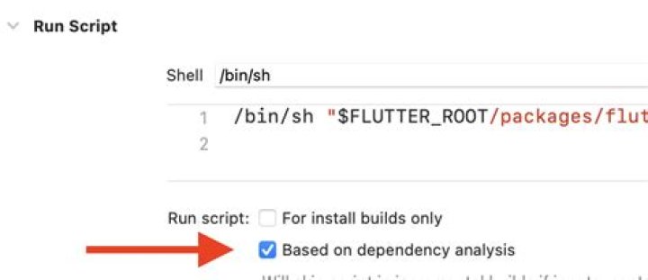 warning build: Run script build phase 'Module' will be run during every build because it does not specify any outputs. To address this warning