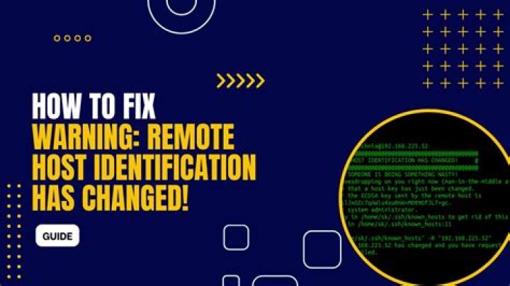 Warning: Remote Host Identification Has Changed! [duplicate]