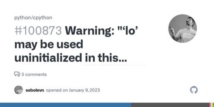 Warning: X may be used uninitialized in this function