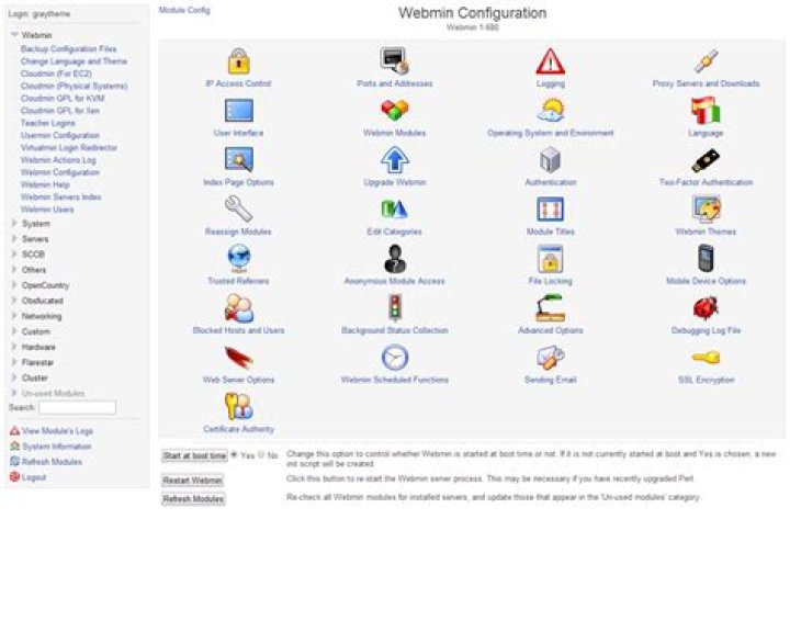 Webmin picture