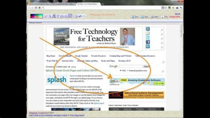 Webpage screenshot demo