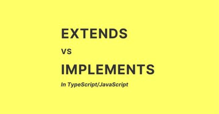 What's the difference between 'extends' and 'implements' in TypeScript