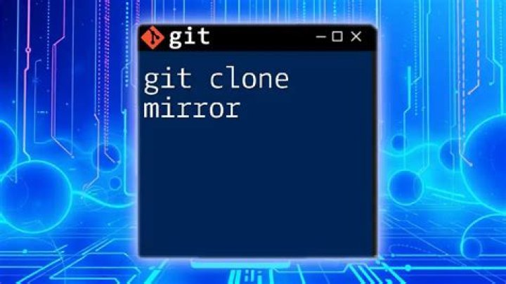 What's the difference between git clone --mirror and git clone --bare