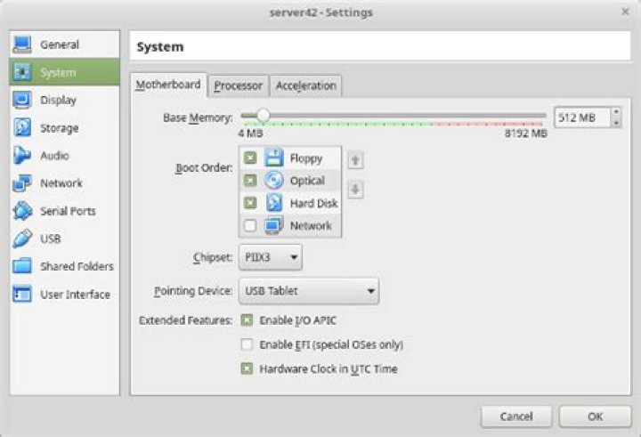 What's the USB Tablet option in Virtual box?