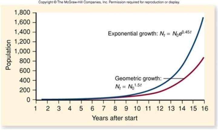 What are differences between Geometric, Logarithmic and Exponential Growth?