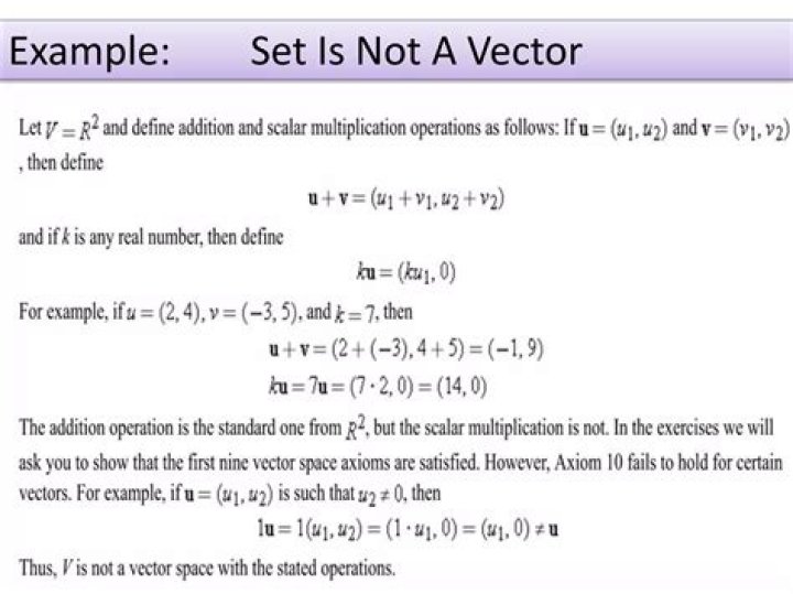 What are disjoint vector spaces?
