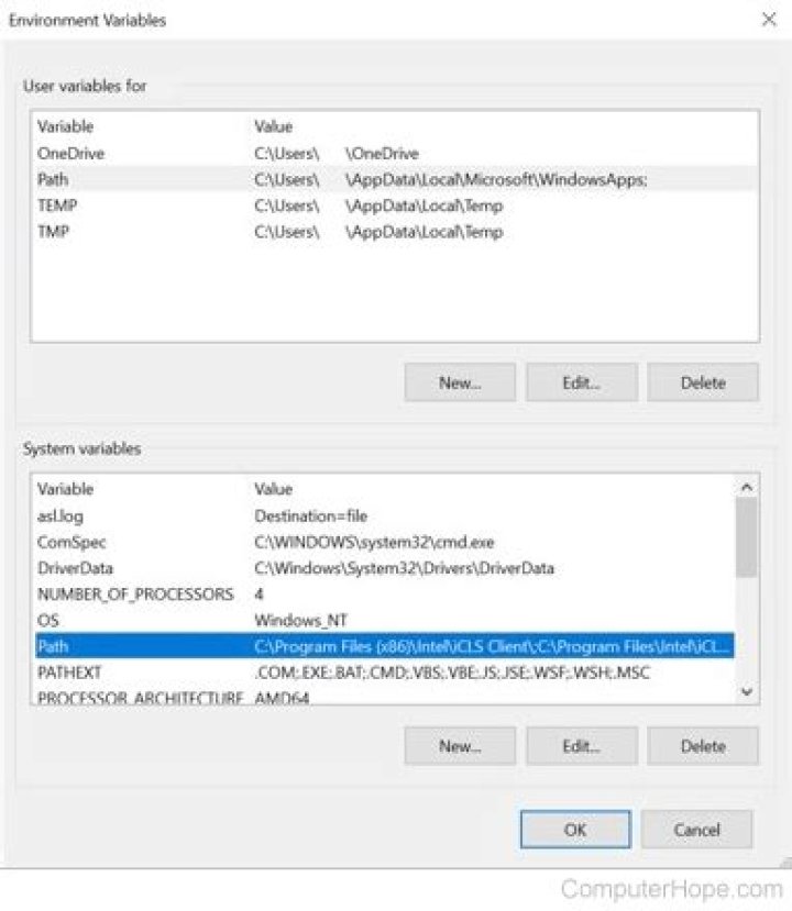 What are PATH and other environment variables, and how can I set or use them?