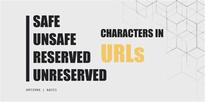 What are the safe characters for making URLs?