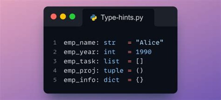 What are type hints in Python 3.5?