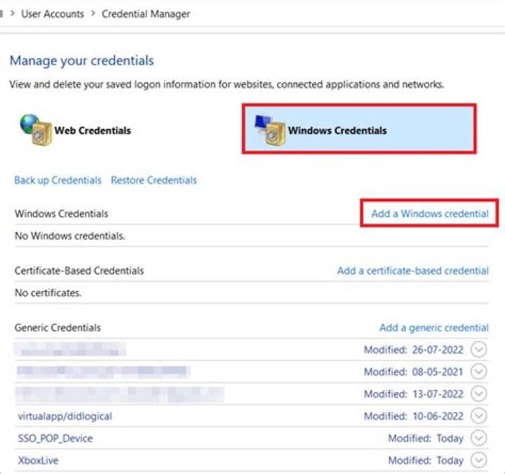 What credential is my server looking for?