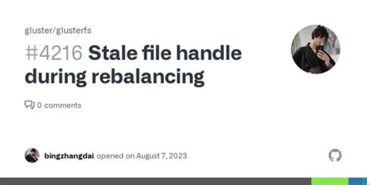 What does 'stale file handle' in Linux mean?