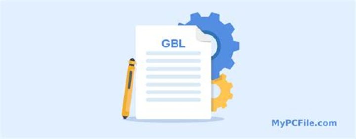 What does a .gbl file contain?