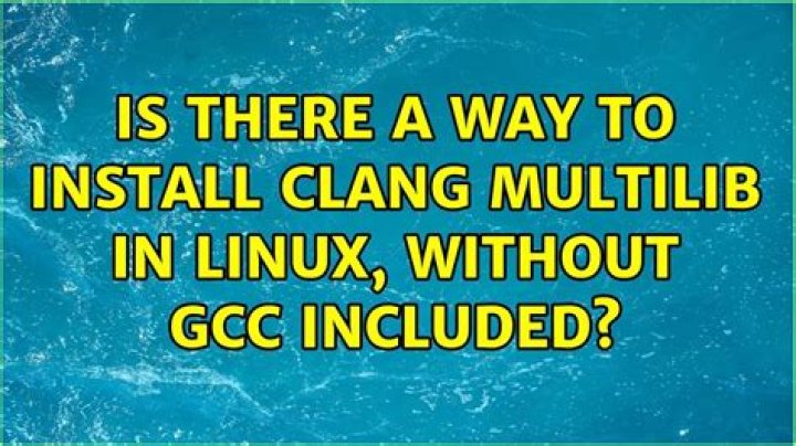 What does gcc without multilib mean?