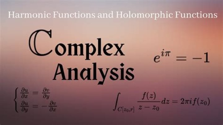 What does it mean for a function to be holomorphic?