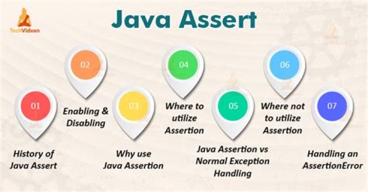 What does the Java assert keyword do, and when should it be used?