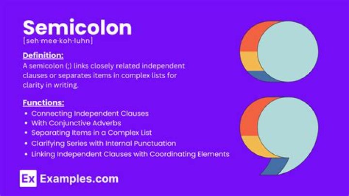 What does the semicolon ; mean in a function definition