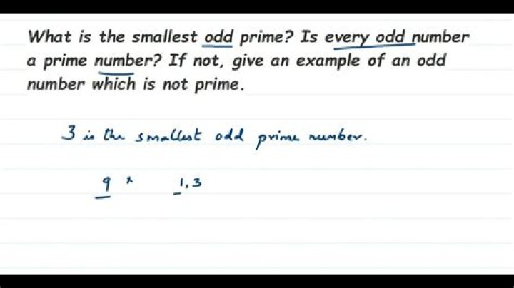 What is an odd prime?