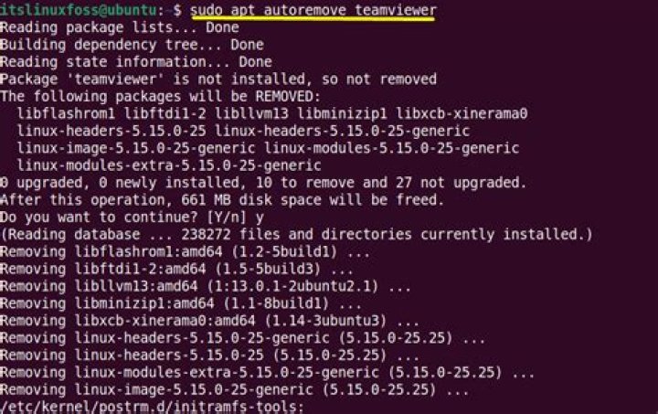 What is autoremove trying to do?