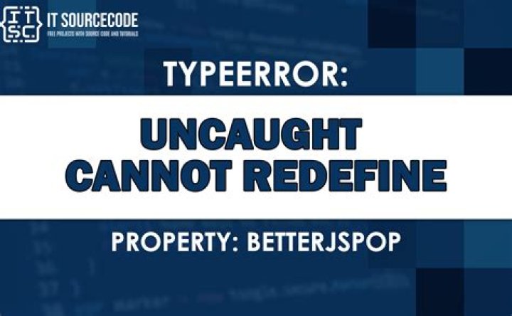 What is BetterJsPop error on chrome?