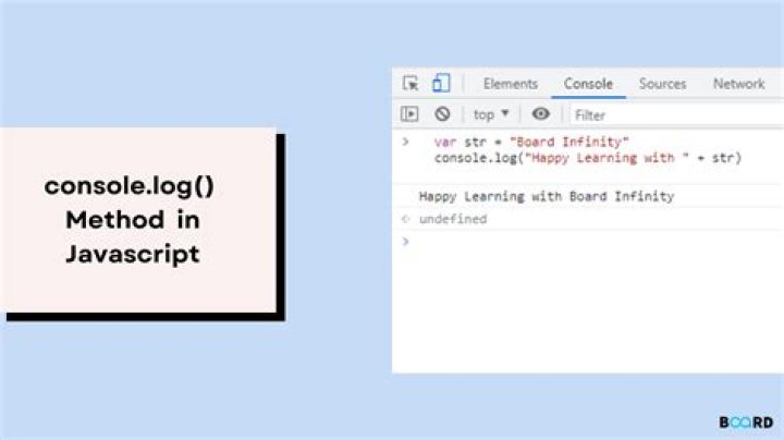 What is console.log?