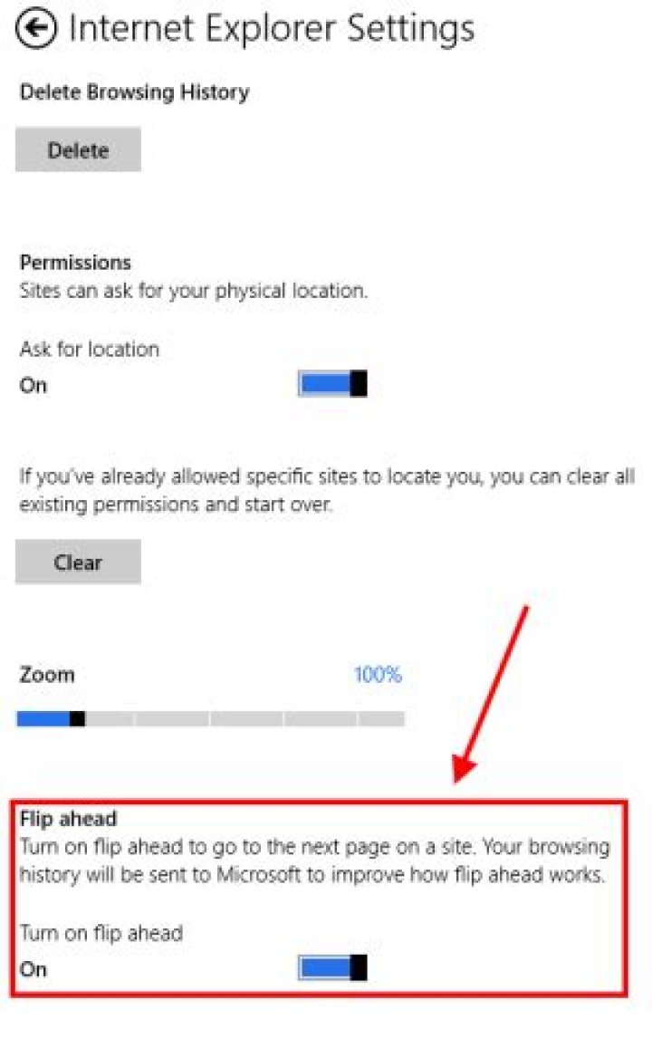 What is flip-ahead?