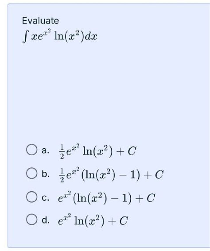 What is $\;\int xe^{-x^2} \,dx\;?$