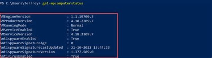 What is LastQuickScanSource when running get-MpComputerStatus