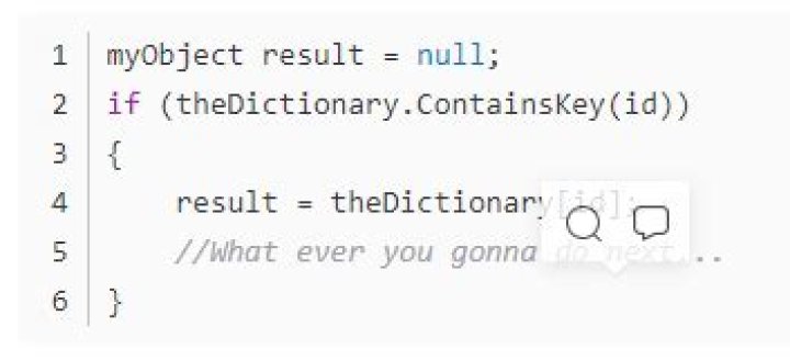 What is more efficient: Dictionary TryGetValue or ContainsKey+Item?